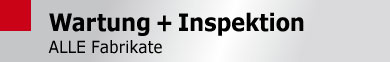Wartung + Inspektion,  alle Fabrikate