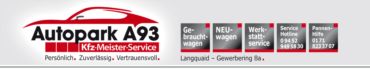 AutoparkA93 Langquaid Gewerbegebiet