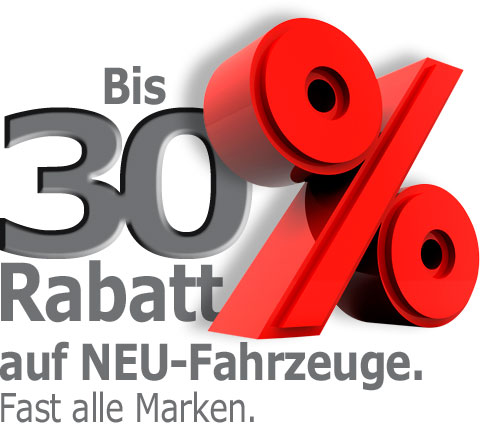 Bis 30 % Rabatt für Neu-Fahrzeuge bei Autopark A93, viele Marken Bis 30 % Rabatt für Neu-Fahrzeuge bei Autopark A93, viele Marken